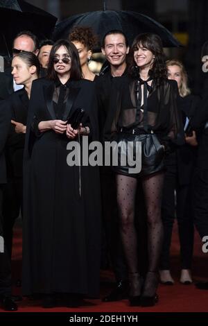 Beatrice Dalle and Charlotte Gainsbourg attending the Lux Aeterna