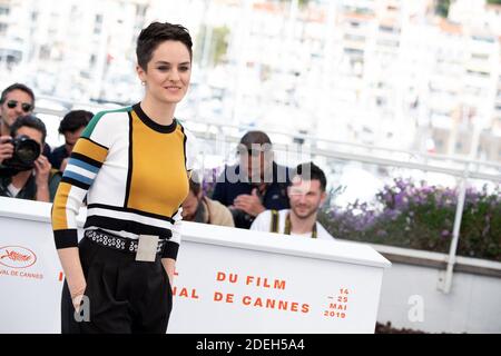 Noemie Merlant attends the photocall for Portrait of a lady on fire during  the 72nd International Cannes Film Festival at Palais des Festivals on May  20, 2019 in Cannes, France.Photo by David