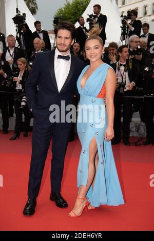 Florence Pugh and Francois Civil attend the screening of La Belle Epoque during the 72nd annual Cannes Film Festival on May 20, 2019 in Cannes, FrancePhoto by David Niviere/ABACAPRESS.COM Stock Photo