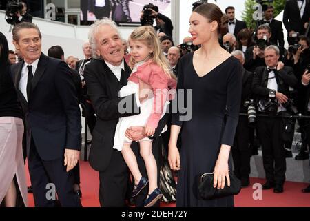 Abel Ferrara, Anna Ferrara, Cristina Chiriac and Willem Dafoe attend the screening of La Belle Epoque during the 72nd annual Cannes Film Festival on May 20, 2019 in Cannes, FrancePhoto by David Niviere/ABACAPRESS.COM Stock Photo