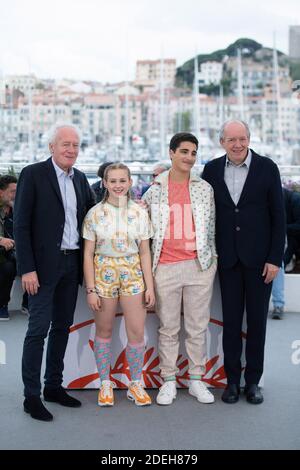 Jean-Pierre Dardenne, Victoria Bluck, Idir Ben Addi and Luc Dardenne attending the Le Jeune Ahmed Photocall as part of the 72nd Cannes International Film Festival in Cannes, France on May 21, 2019. Photo by Aurore Marechal/ABACAPRESS.COM Stock Photo