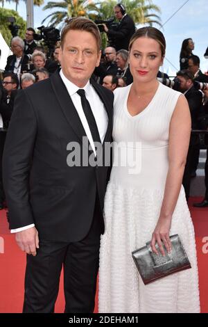 Benoit Magimel, Margot Pelletier attend the screening of 'Once Upon A Time In Hollywood' during the 72nd annual Cannes Film Festival on May 21, 2019 in Cannes, France. Photo by Lionel Hahn/ABACAPRESS.COM Stock Photo