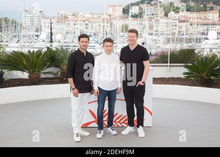 Akhtem Seitablayev, Remzi Bilyalov and Nariman Aliev attends En Terre De Crimee Photocall during 72nd Cannes film festival on May 23, 2019 in Cannes, France. Photo by Nasser Berzane/ABACAPRESS.COM Stock Photo