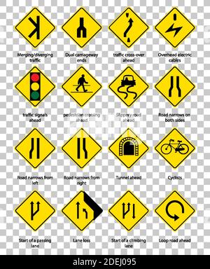 yellow signs