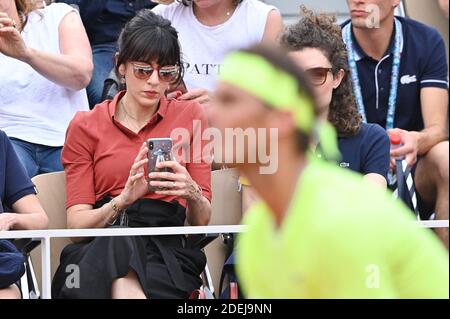 Nolwenn Leroy (L) and her sister Kay le Magueresse attend the 2019 French Tennis Open - Day Ten in Roland Garros on June 4, 2019 in Paris, France. Photo by Laurent Zabulon / ABACAPRESS.COM Stock Photo
