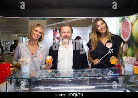 Sylvie Tellier, Pierre Herme, Camille Cerf during Pastry Fair on June 14, 2019 in Paris, France. Photo by Nasser Berzane/ABACAPRESS.COM Stock Photo