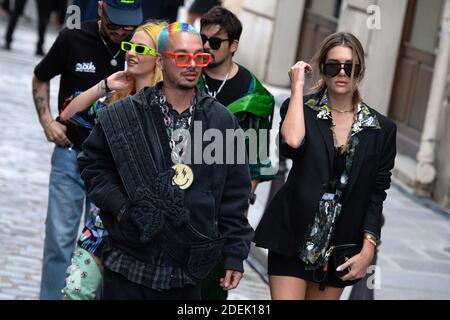 J Balvin attending the Valentino Menswear Spring Summer 2020 show