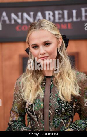 Madison Iseman attends the Annabelle Comes Home premiere on June 20