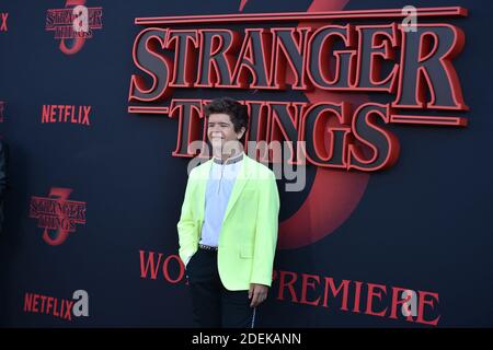 Gaten Matarazzo attends the premiere of Netflix's 'Stranger Things' Season 3 on June 28, 2019 in Santa Monica, CA, USA. Photo by Lionel Hahn/ABACAPRESS.COM Stock Photo