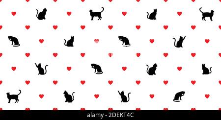 Cats seamless pattern. Vector illustration background for surface, t shirt design, print, poster, icon, web, graphic designs. Stock Vector