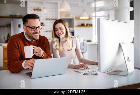 Portrait of architects having discussion in office Stock Photo