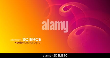 Abstract digital wave particles background. Big data visualization concept. Vector Illsutration. Stock Vector