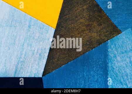 The Surface of Geometry Modern Repeat Pattern with Textures Stock Photo