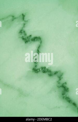 Vertical Image of Mint Green with Emerald Colored Marble Stone Surface for Abstract Background Stock Photo