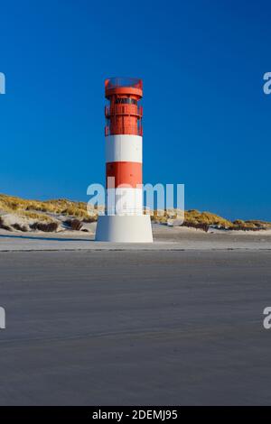 geography / travel, Germany, lighthouse on isle dune / Heligoland, Additional-Rights-Clearance-Info-Not-Available Stock Photo
