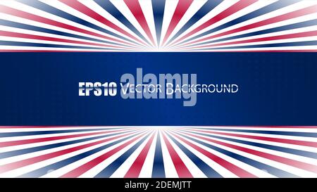 EPS10 vector background based on the american flag. Put your text. Perfect for any use. Stock Vector