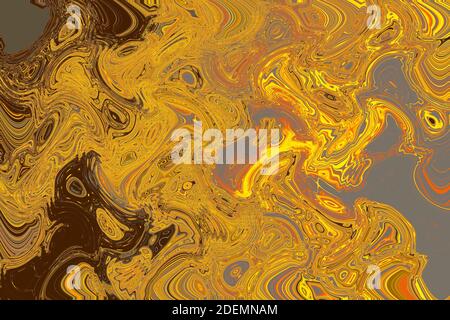 A beautiful mixed yellow paint background for wallpapers Stock Photo