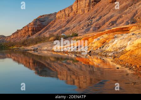 USA, Southwest, Utah,Colorado Plateau, Green river, Crystal Geyser Stock Photo