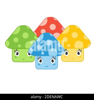 Cute character. Colorful vector illustration. Cartoon style. Isolated on white background. Design element. Template for your design, books, stickers, Stock Vector