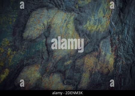 Abstract Corroded Colorful Rusty Metal Surface Background Stock Photo