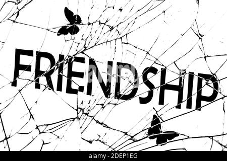 broken friendship art