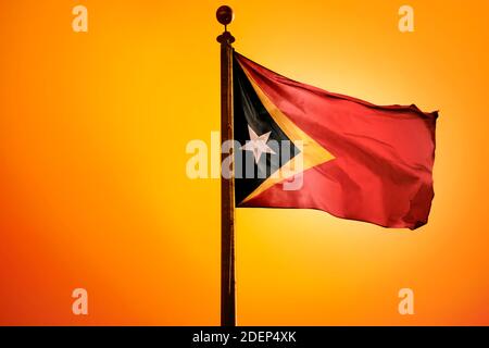 European Union and East Timor flags. 3D Waving flag design. European Union  East Timor flag, picture, wallpaper. European Union vs East Timor image,3D  Stock Photo - Alamy