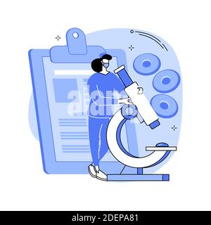 Anemia screening abstract concept vector illustration. Stock Vector