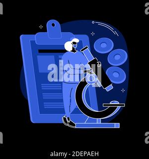 Anemia screening abstract concept vector illustration. Stock Vector