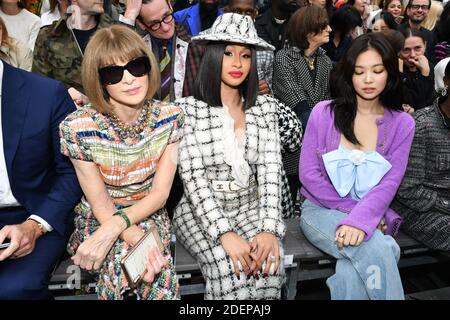 Cardi B attends the Chanel Womenswear Spring/Summer 2020 show as part of  Paris Fashion Week on October 01, 2019 in Paris, France. Photo by Laurent  Zabulon/ABACAPRESS.COM Stock Photo - Alamy