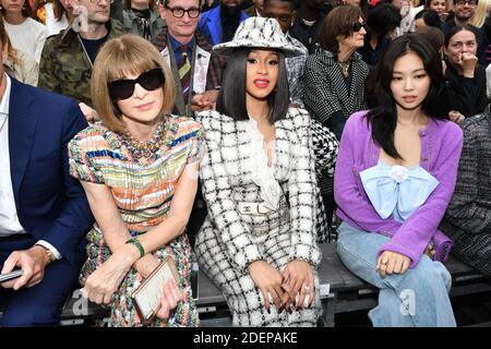 Cardi B attending the Chanel Womenswear Spring/Summer 2020 show as part of  Paris Fashion Week in Paris, France on October 01, 2019. Photo by Aurore  Marechal/ABACAPRESS.COM Stock Photo - Alamy