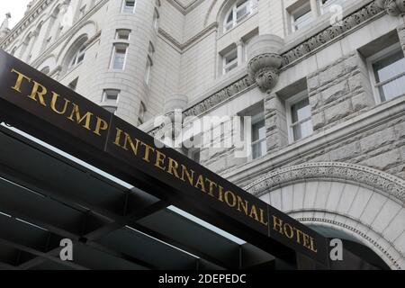 Trump International Hotel is seen in Washington, DC, USA, on