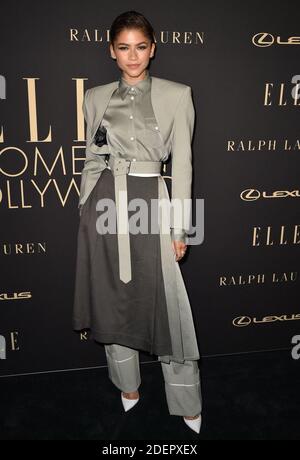 Zendaya attends ELLE Women In Hollywood at the Beverly Wilshire Four Seasons Hotel on October 14, 2019 in Beverly Hills, CA, USA. Photo by Lionel Hahn/ABACAPRESS.COM Stock Photo