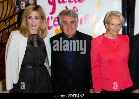 Julie Gayet and Jean-Loup Arnaud President of Paris Cancer League
