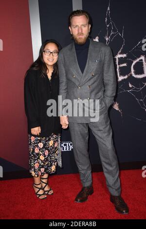 Ewan McGregor and Jamyan McGregor attend the premiere of Warner Bros