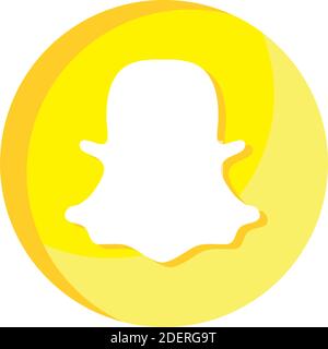 snapchat snap chat icon logo collection set Social media Vector ...