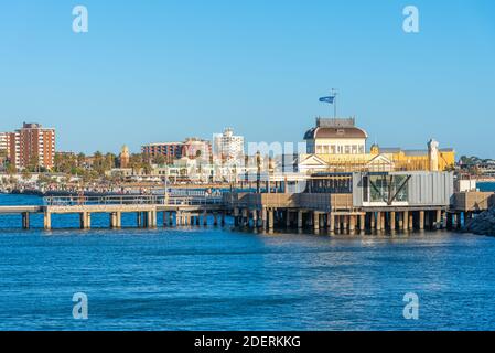 St Kilda pier at Melbourne, Australia Stock Photo