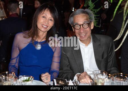 Architect Chien Chung Pei and his wife Beatrice attending the