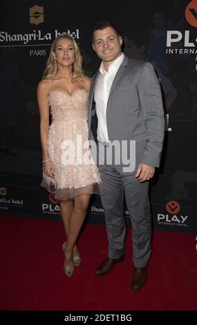 Benjamin KAYSER and his Wife Press Conference of the 8th annual play international gala, at the Shangri-La Hotel in Paris, France on November 19, 2019 in Paris, France. Photo by Loic Baratoux/ABACAPRESS.COM Stock Photo