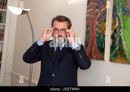 Exclusive - Lawyer Eric Morain poses at his office in Paris, France on November 28, 2019. Eric Morain was admitted to the Paris Bar in 1997. Specialized in criminal law, Social law and corporate law. He is a partner of the cabinet Carbonnier-Lamaze-Raie & associes, Paris. Photo by David Niviere/ABACAPRESS.COM Stock Photo