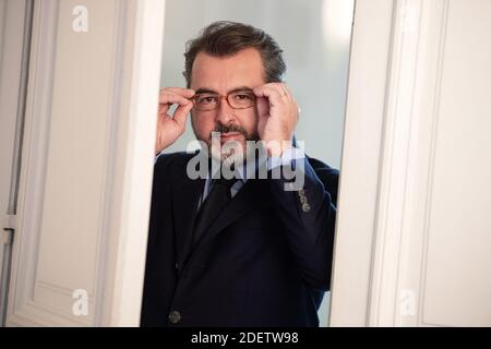 Exclusive - Lawyer Eric Morain poses at his office in Paris, France on November 28, 2019. Eric Morain was admitted to the Paris Bar in 1997. Specialized in criminal law, Social law and corporate law. He is a partner of the cabinet Carbonnier-Lamaze-Raie & associes, Paris. Photo by David Niviere/ABACAPRESS.COM Stock Photo