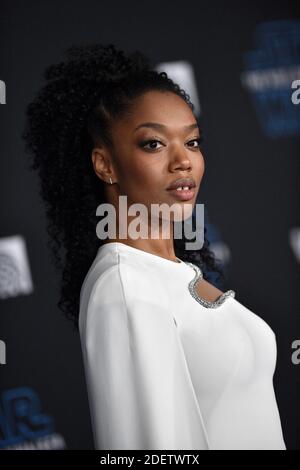 Naomi Ackie attends the Premiere of Disney's "Star Wars: The Rise Of