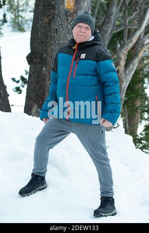 Priit Parn attending a photo session during the 11th Les Arcs Film Festival in Les Arcs, France on December 19, 2019. Photo by Aurore Marechal/ABACAPRESS.COM Stock Photo