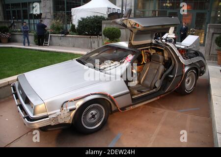 Back to the Future DeLorean Photo By John Barrett/PHOTOlink Stock Photo