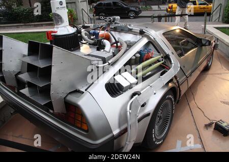 Back to the Future DeLorean Photo By John Barrett/PHOTOlink Stock Photo