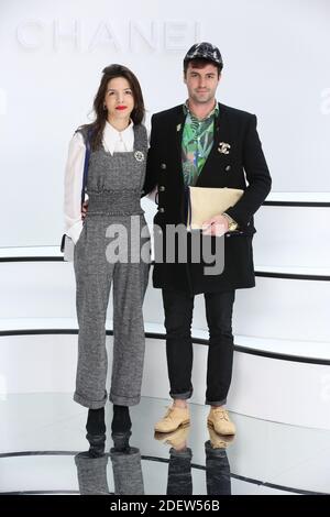 Guest attending the Chanel show as part of the Paris Fashion Week Womenswear Fall/Winter 2020/2021 in Paris, France on March 03, 2020. Photo by Jerome Domine/ABACAPRESS.COM Stock Photo