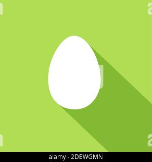 Vector logo egg, flat graphic Stock Vector