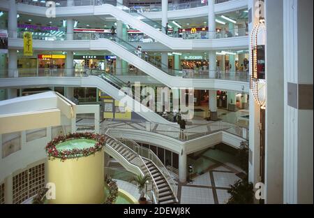 The Ayala Center is a large shopping mall in the Cebu Business Park in Cebu City, the Philippines. On an average day more than 85,000 people visit, increasing to 135,000 on weekends. Stock Photo