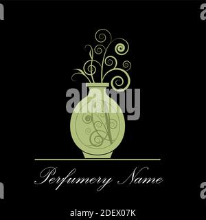 Vector abstract icon perfumery store Stock Vector