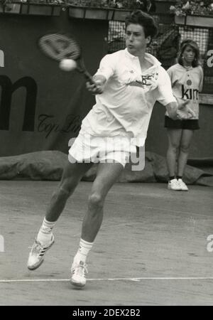 German tennis player Ricki Osterthun, 1980s Stock Photo Alamy