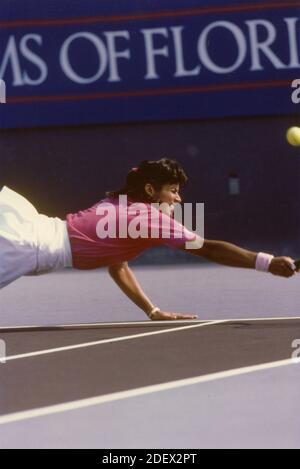 American tennis player Mary Joe Fernandez, 1990s Stock Photo